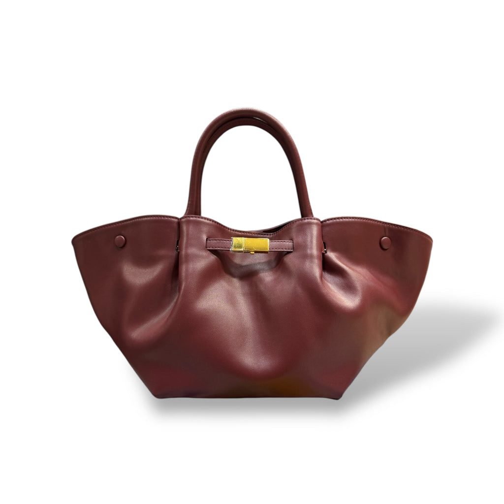 Marina Roca Nara | Bolso de mano elegante – Burdeos – photo 7