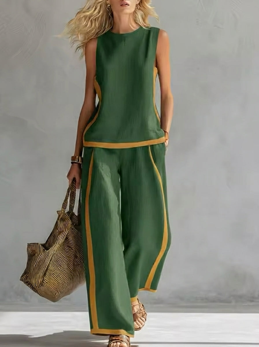 Helena Romero Elena - Conjunto Elegante y Favorecedor – Verde – photo 2