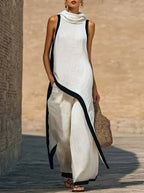 Helena Romero Marta - Conjunto Elegante Artesanal – Blanco