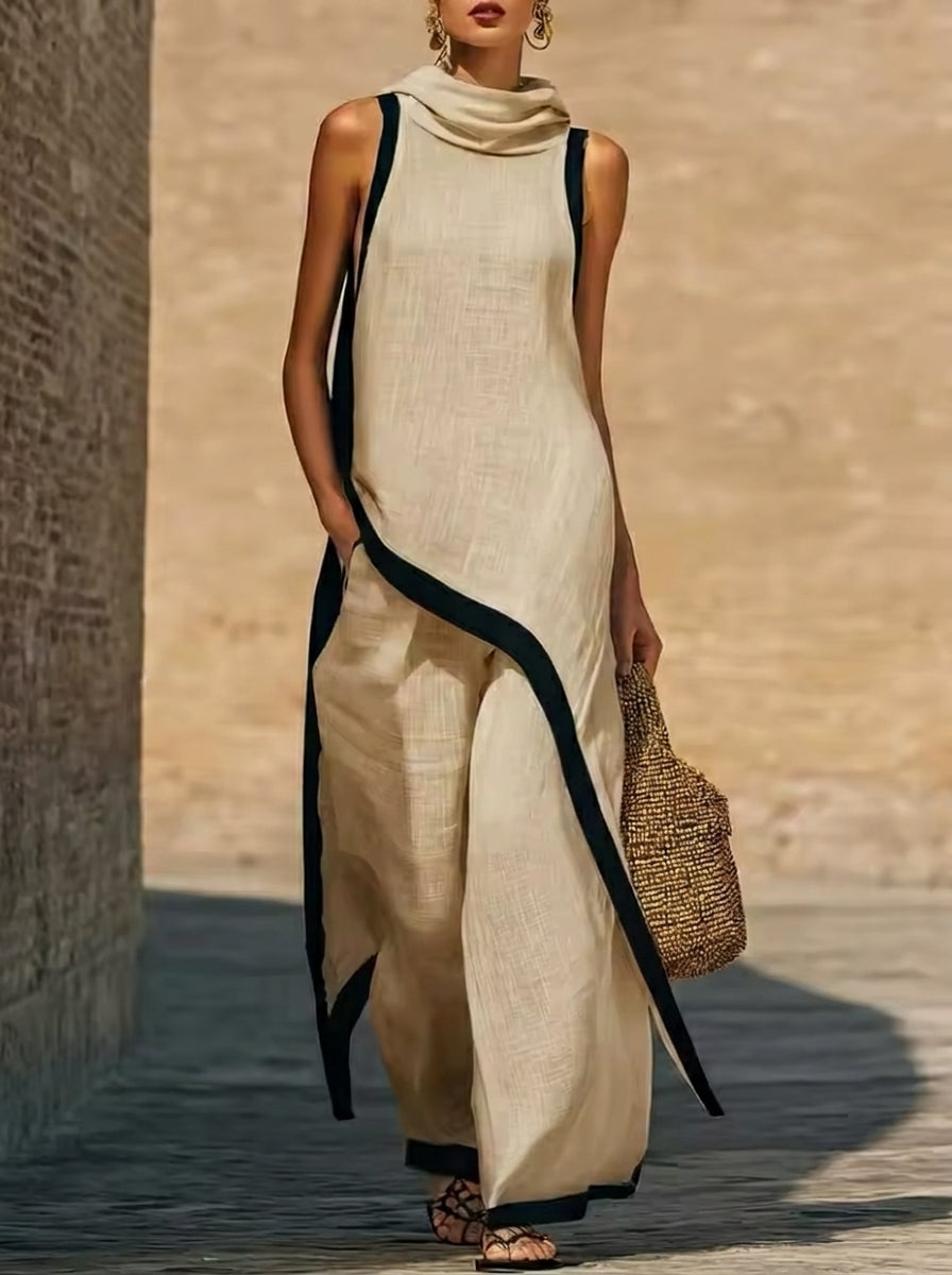 Helena Romero Marta - Conjunto Elegante Artesanal – Beige – photo 2