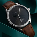 Marina Roca Colton - Reloj Minimalista – Negro & Marrón – photo 2