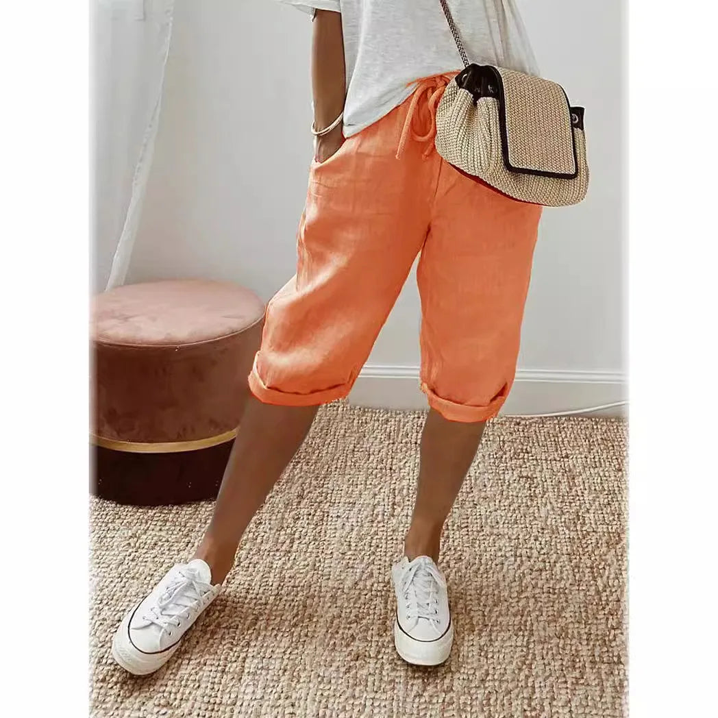 Marina Roca Costero | Pantalones Cortos de Lino Fresco – photo 4