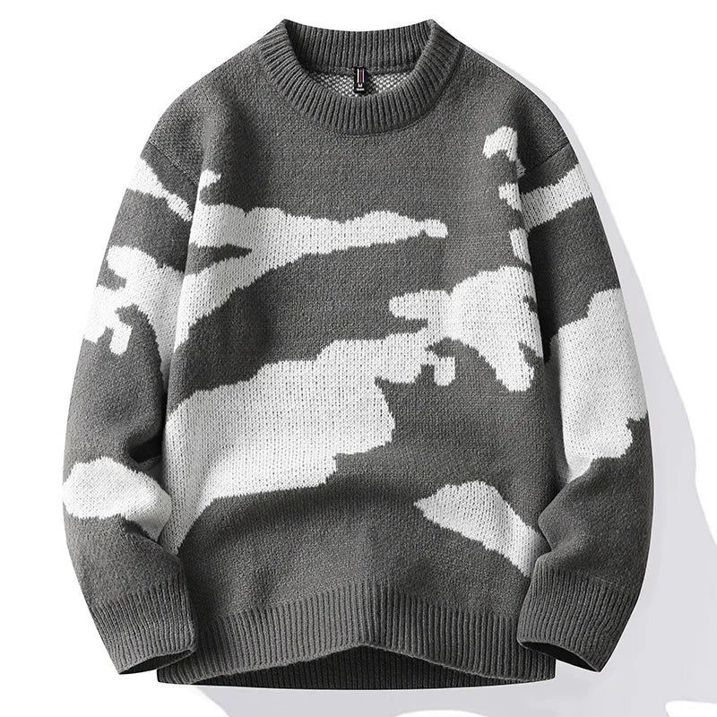 Marina Roca DONY | Jersey oversize estampado – Gris – photo 4