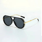 Marina Roca Gafas de sol aviador Panther – Negro – photo 6