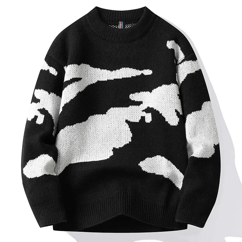 Marina Roca DONY | Jersey oversize estampado – Negro – photo 2