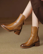 Marina Roca ABIE | Botas de cuero – Marrón – photo 5