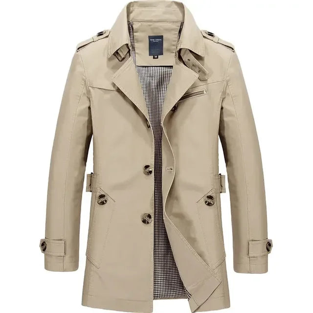 Marina Roca Gabardina de algodón Bruno – Beige – photo 5