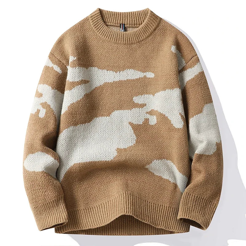Marina Roca DONY | Jersey oversize estampado – Beige – photo 6