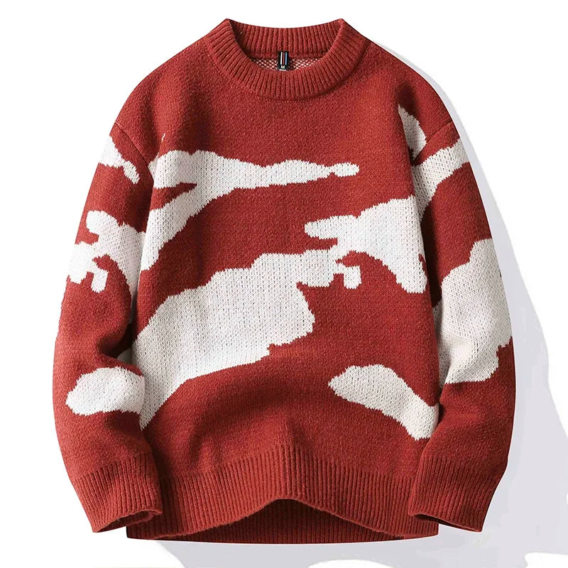 Marina Roca DONY | Jersey oversize estampado – Rojo – photo 3