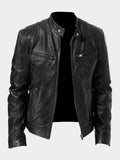 Marina Roca SCOTT | Chaqueta de cuero de temporada – Negro – photo 3