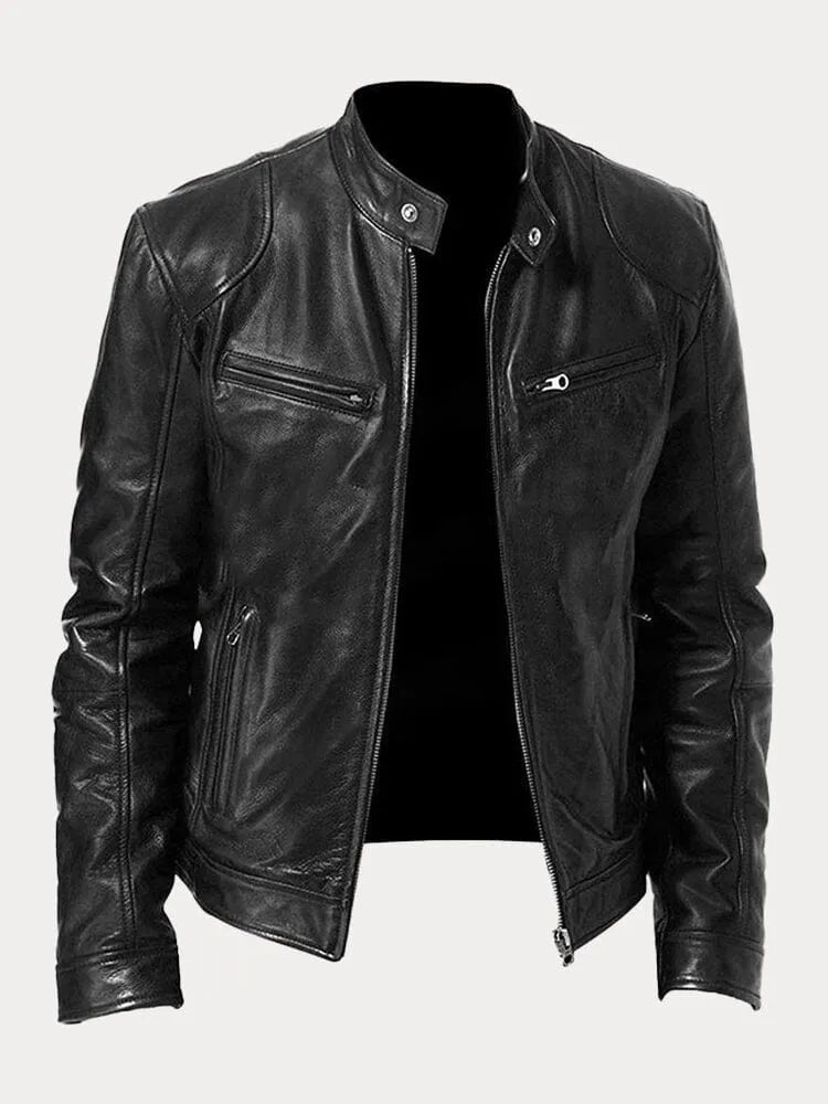 Marina Roca SCOTT | Chaqueta de cuero de temporada – Negro – photo 3