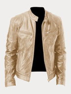 Marina Roca SCOTT | Chaqueta de cuero de temporada – Beige – photo 9