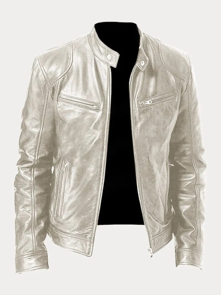 Marina Roca SCOTT | Chaqueta de cuero de temporada – Caqui – photo 8