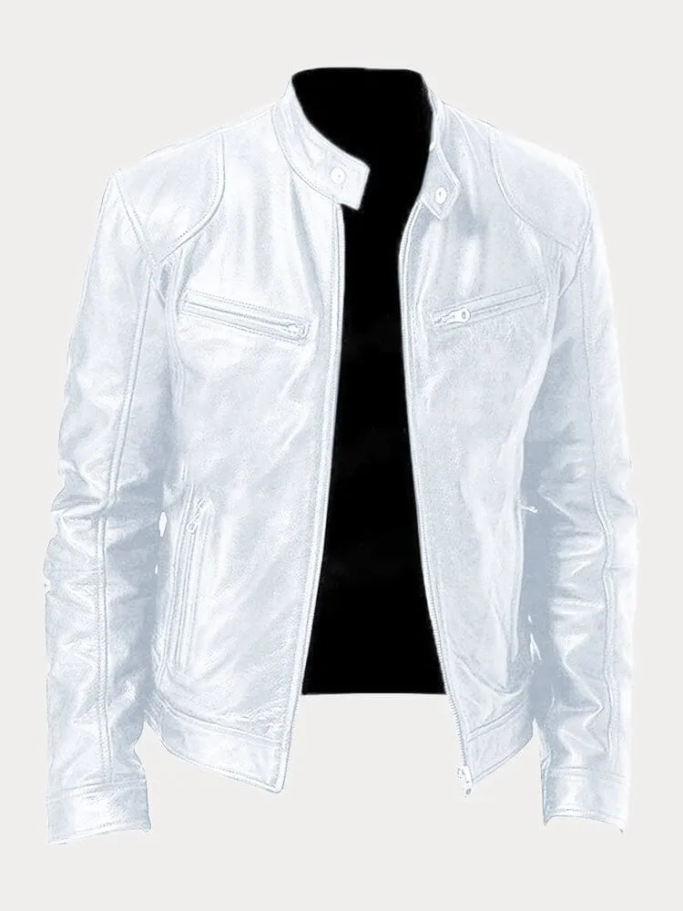 Marina Roca SCOTT | Chaqueta de cuero de temporada – Blanco – photo 10
