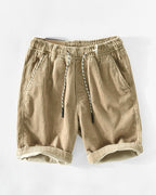 Marina Roca David™ | Pantalón corto de pana – Beige – photo 5