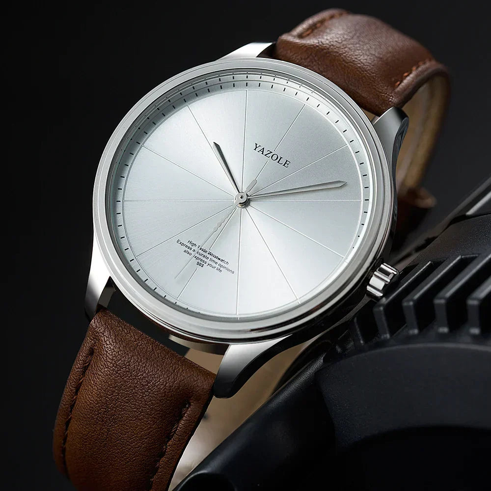 Marina Roca Colton - Reloj Minimalista – Blanco & Marrón – photo 4