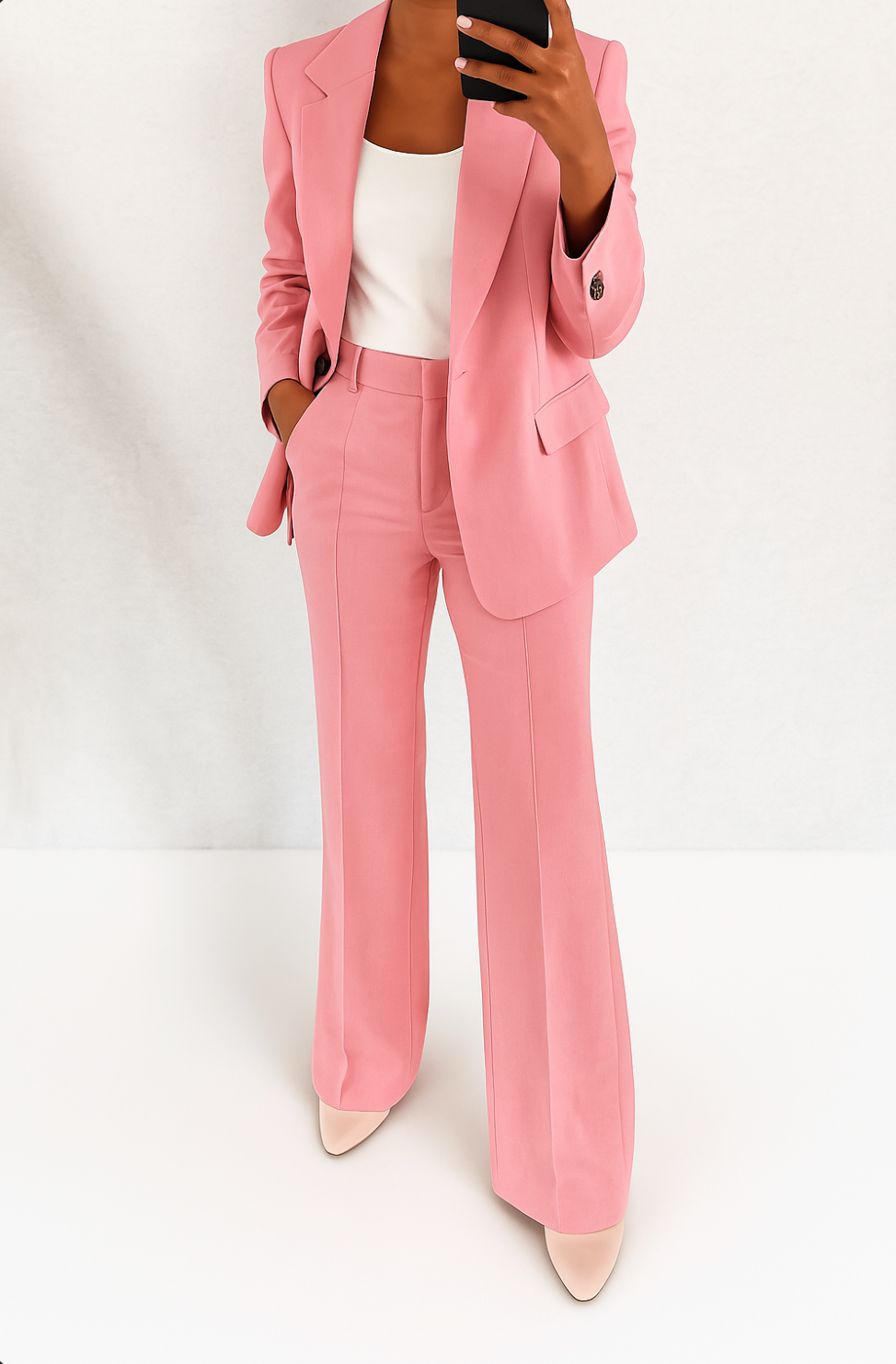 Silvana Vitali Raquel - Elegante Traje a Medida – Rosa – photo 5