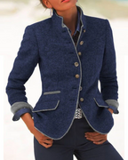 Marina Roca ELIA | Chaqueta de diseño – Azul Marino – photo 5
