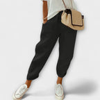Marina Roca Luxe | Pantalones de Lino Elegantes – Negro – photo 3