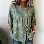 Marina Roca Celestina | Blusa floral elegante – photo 2