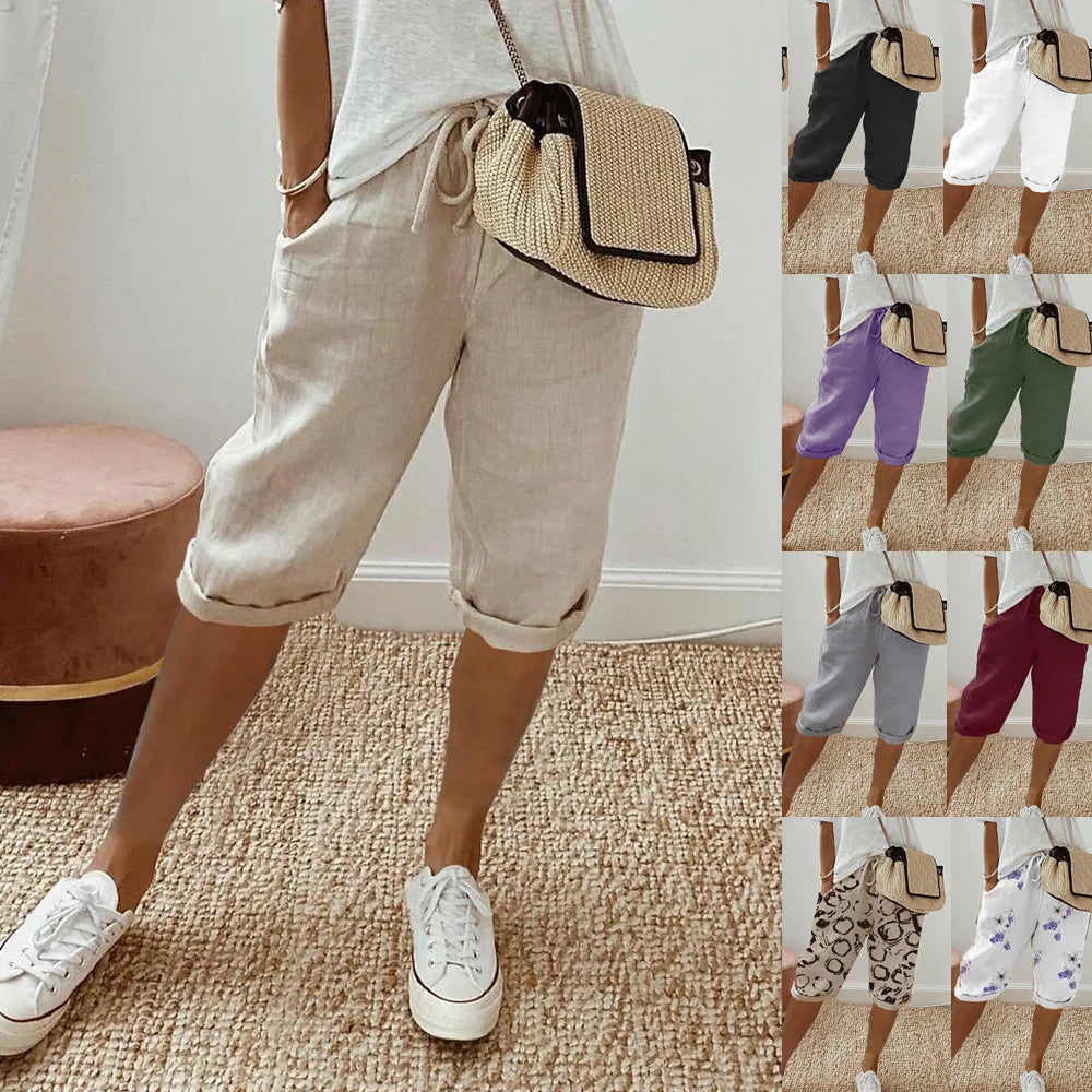 Marina Roca Costero | Pantalones Cortos de Lino Fresco – photo 2