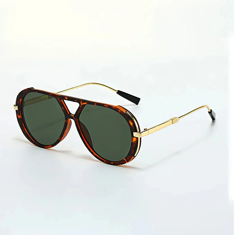 Marina Roca Gafas de sol aviador Panther – Verde – photo 4