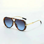 Marina Roca Gafas de sol aviador Panther – Azul – photo 3