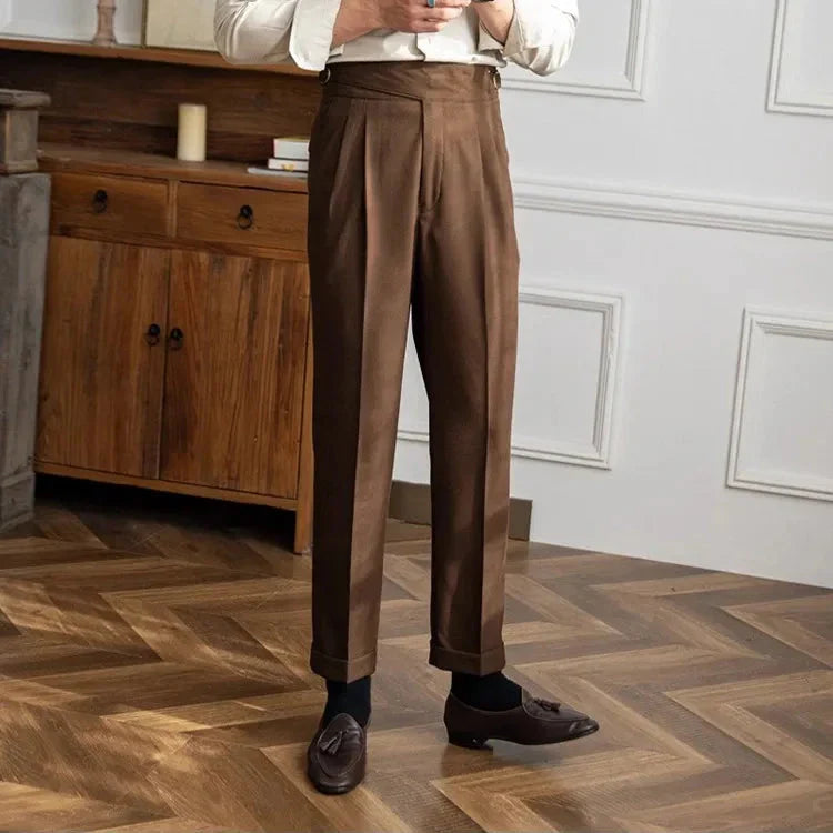 Marina Roca SELEC | Pantalón de pinza – Café – photo 12