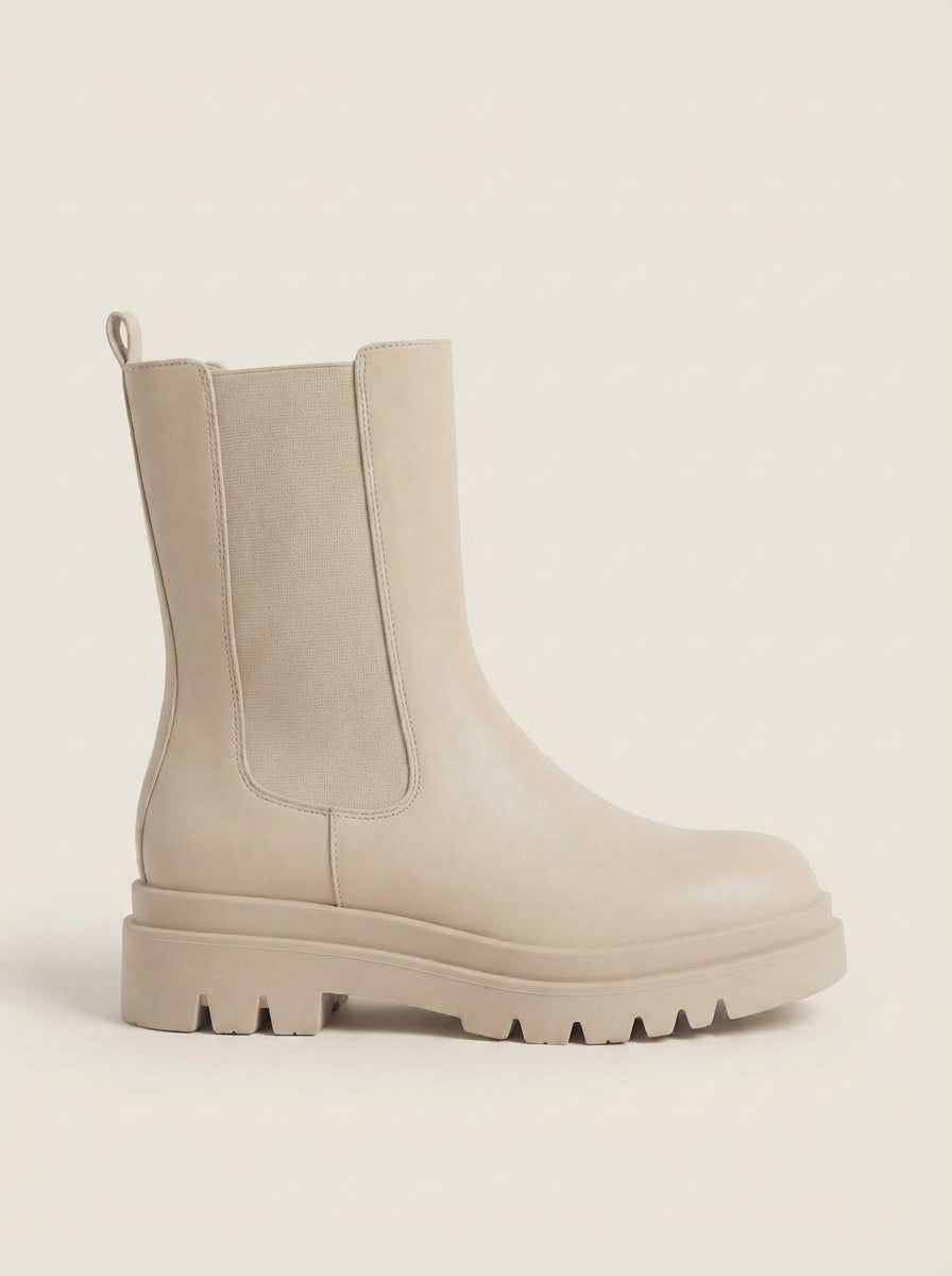 cherystylefashion Chelsea - Botas Beige – photo 3