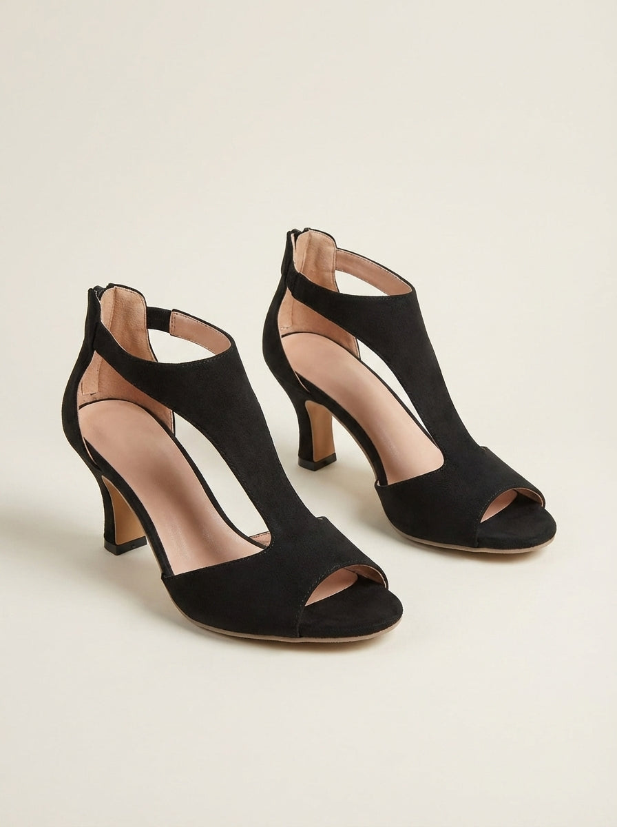 Volmena Claudia - Sandalias Ortopédicas con Tacón – Negro – photo 4