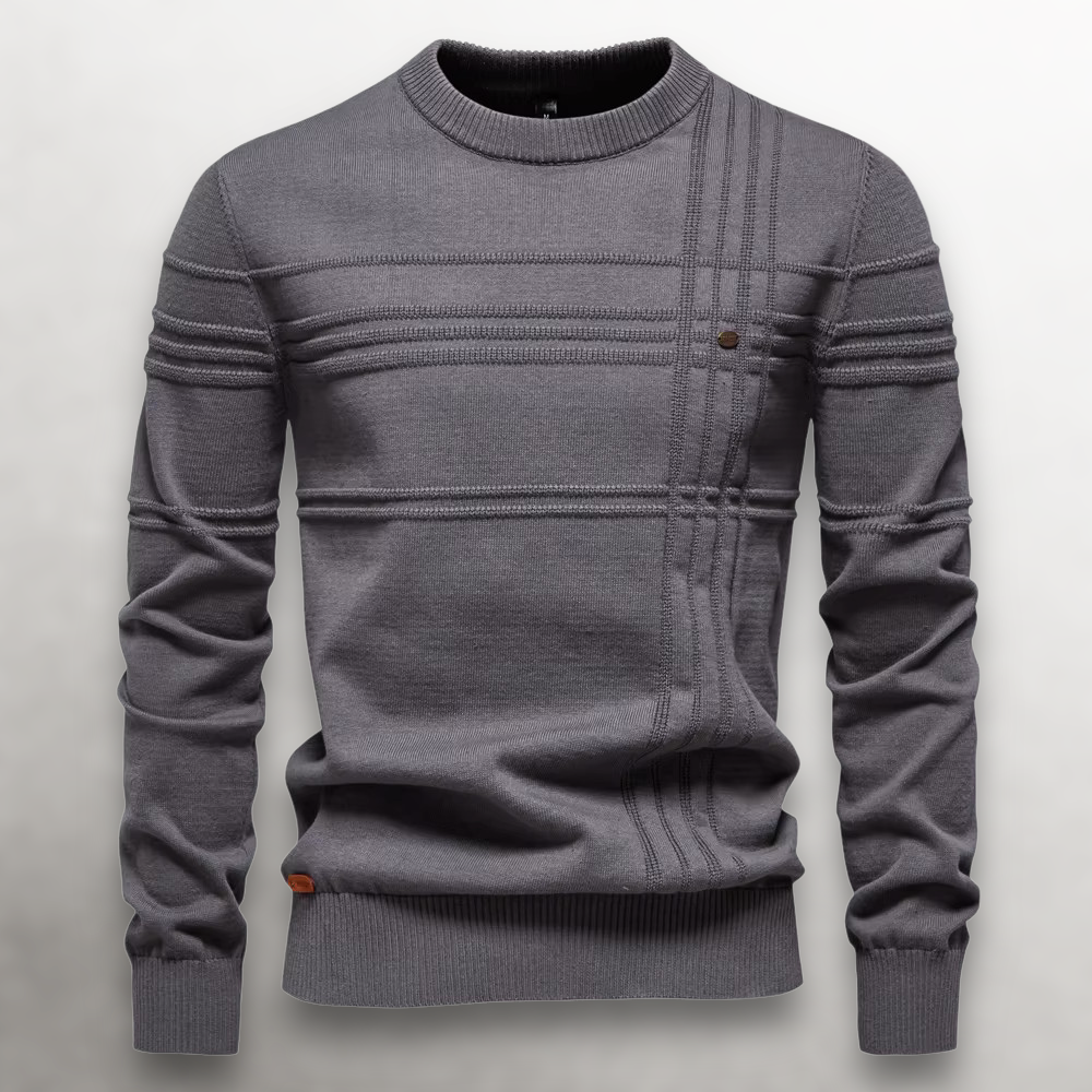 Marina Roca Liam™ | Suéter de algodón – Gris – photo 3