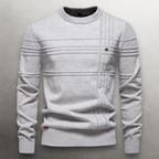 Marina Roca Liam™ | Suéter de algodón – Gris claro – photo 8
