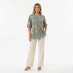 Marina Roca Celestina | Blusa floral elegante