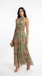Marina Roca Olivia | Vestido largo floral