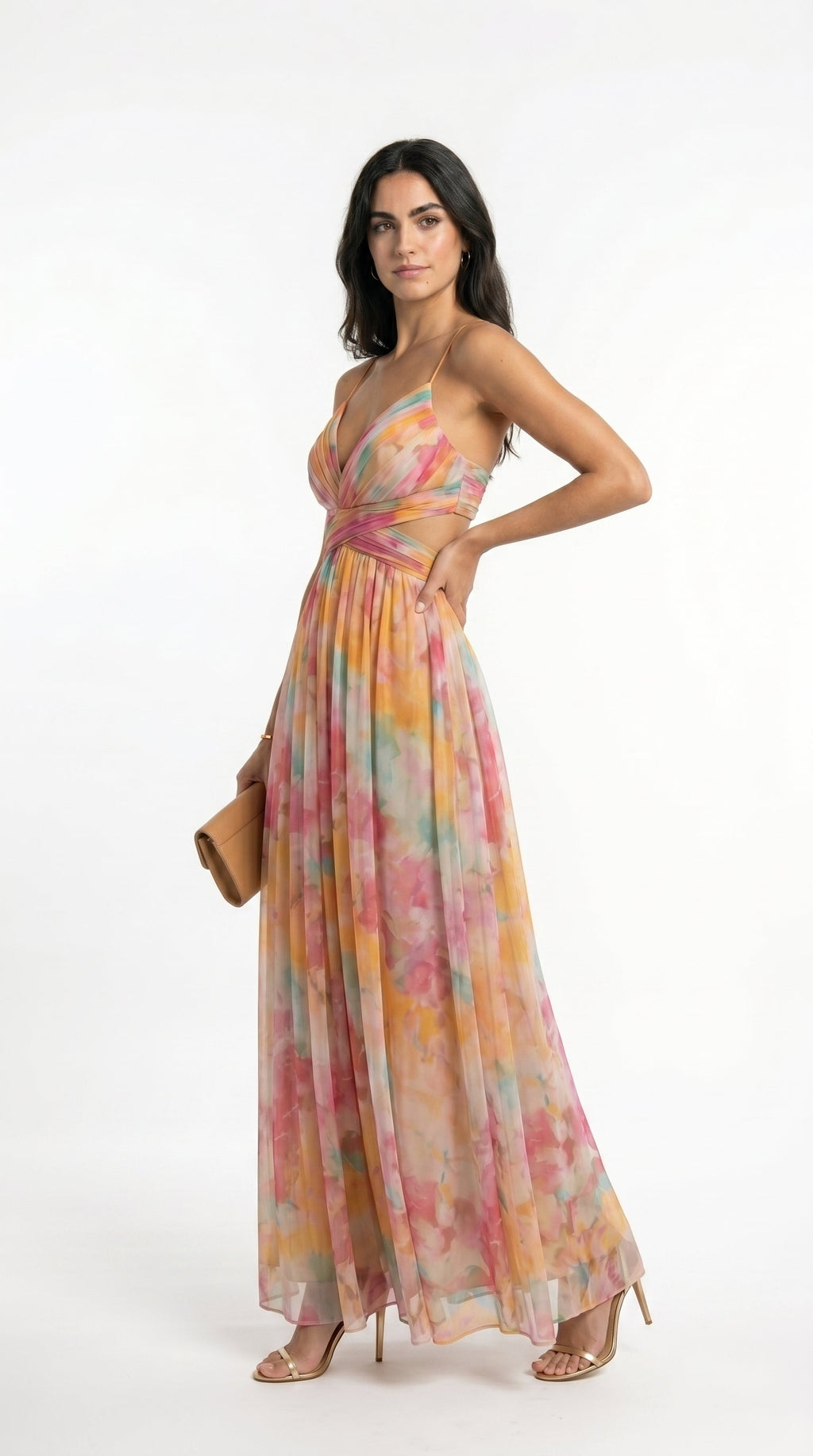 Marina Roca Lola | Vestido largo floral