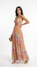 Marina Roca Lola | Vestido largo floral