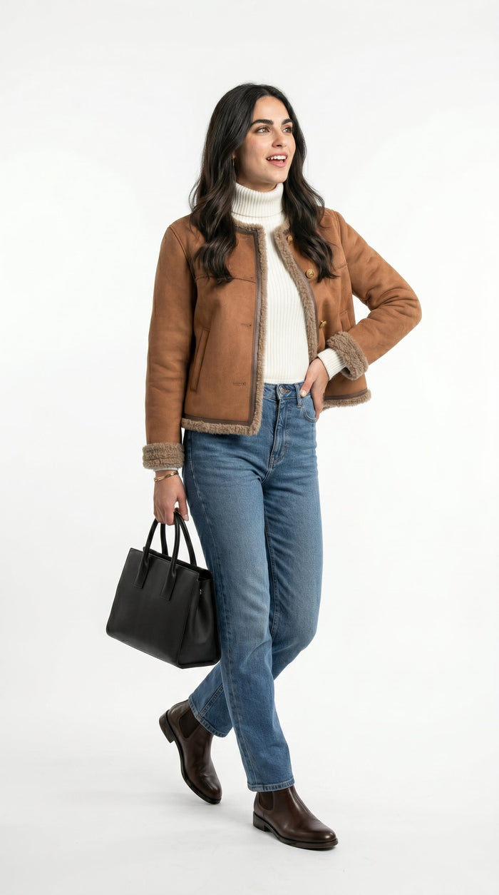 Cora | Chaqueta de piel de oveja