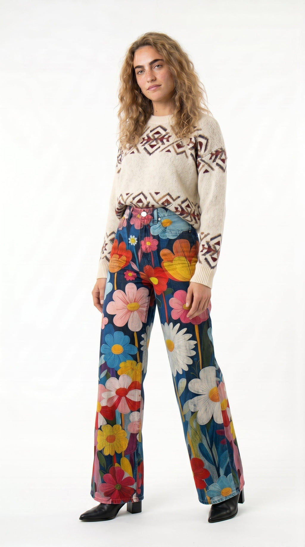 Marina Roca Nerea | Pantalones boho vintage