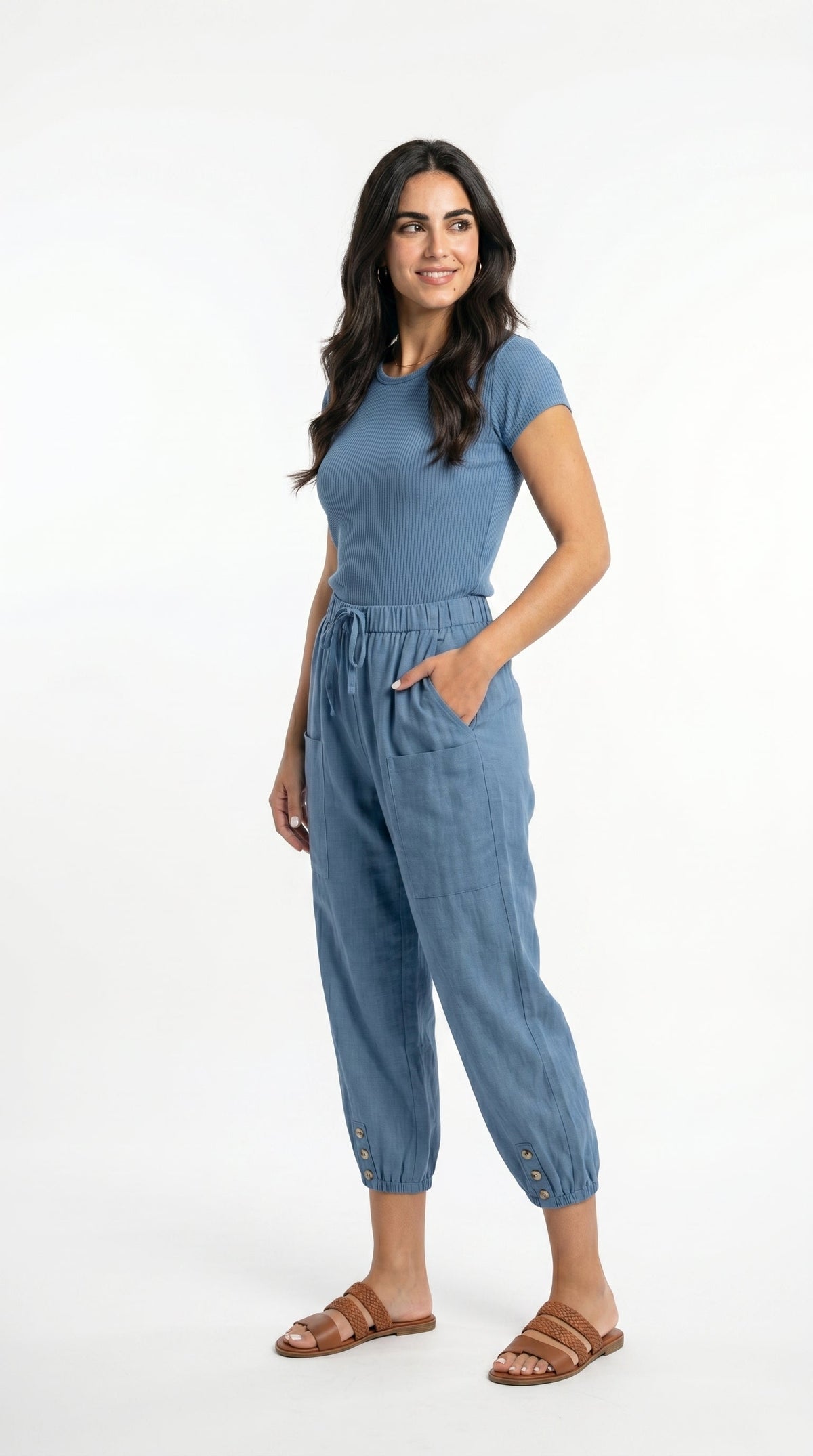 Marina Roca Breeze | Pantalones de Cintura Cómoda