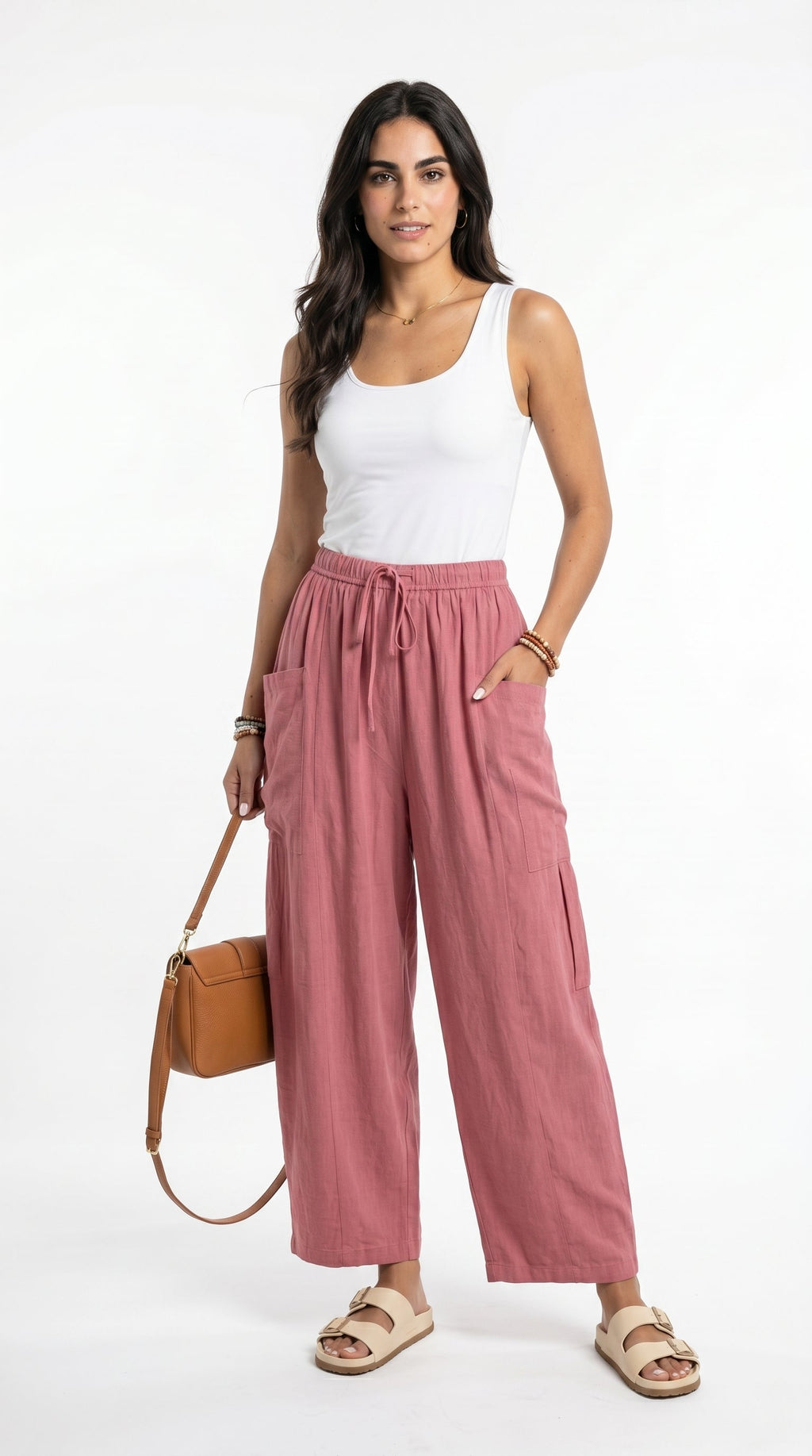 Marina Roca Ember | Pantalones de Pierna Ancha Sin Esfuerzo