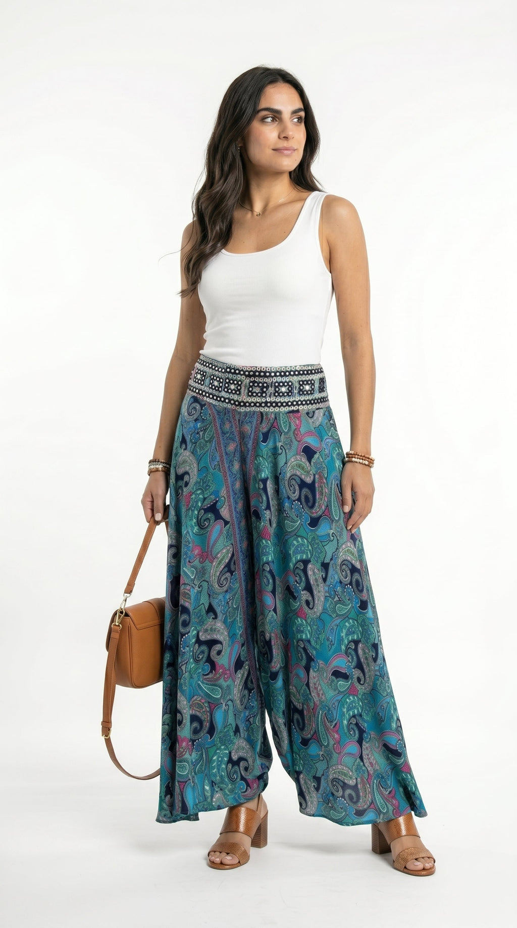 Marina Roca VIBRA | Pantalón boho estampado