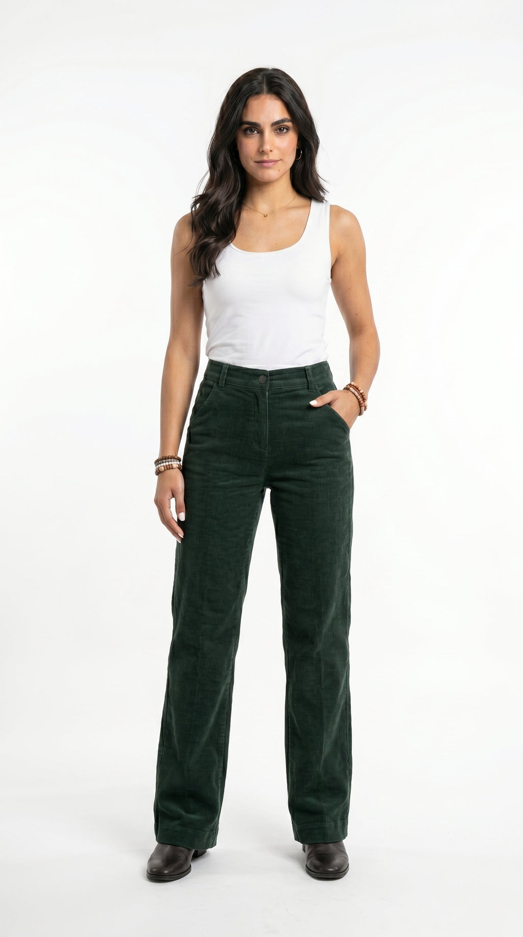 Marina Roca CHLOE | Pantalones acampanados de pana
