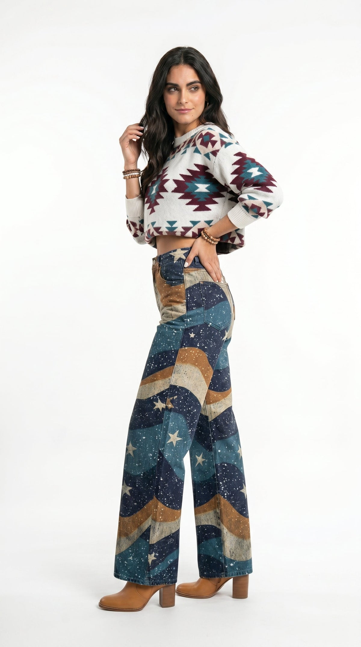 Marina Roca Rocío | Pantalones boho vintage
