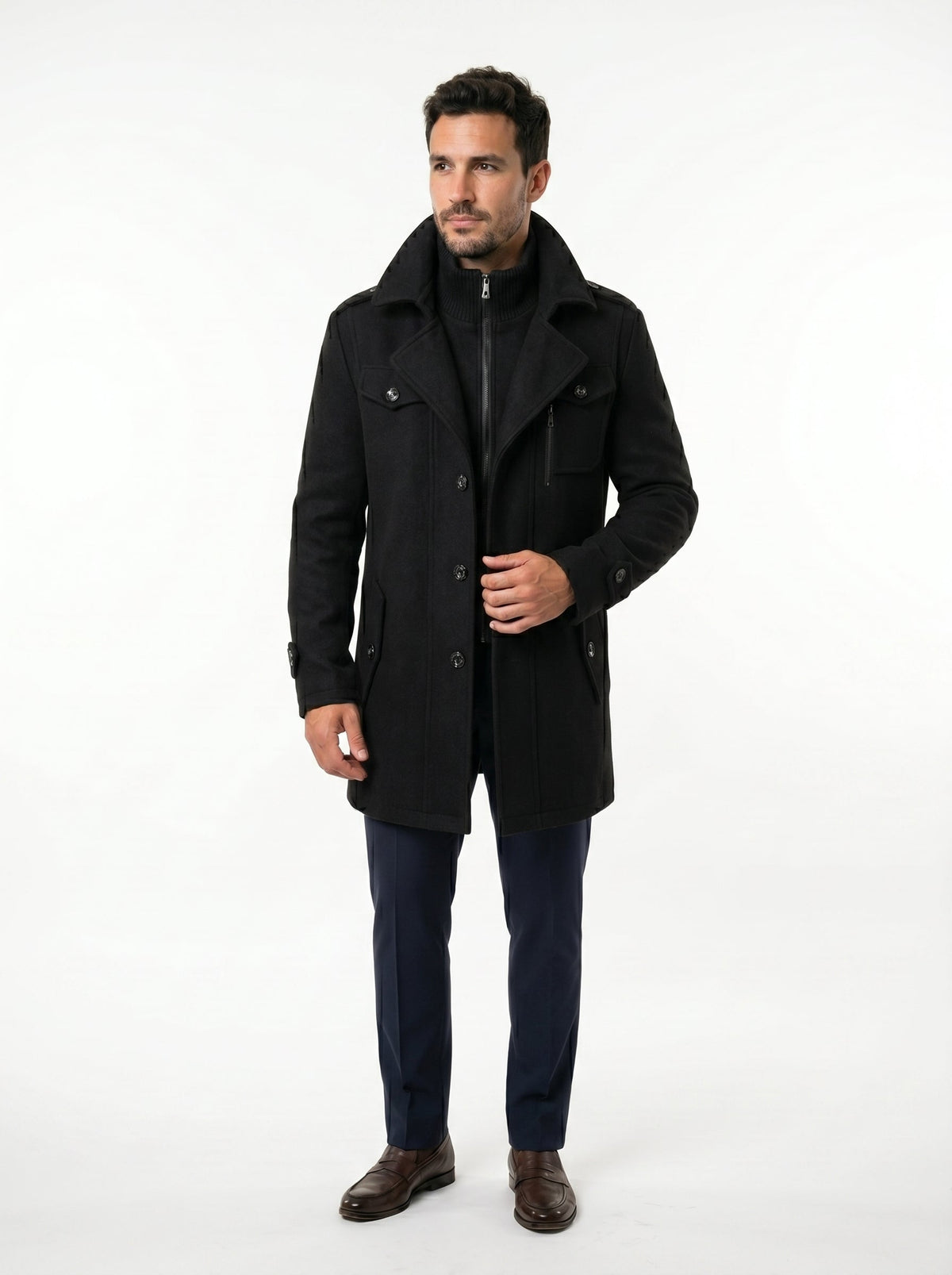 Marina Roca Darío | Abrigo Elegante de Invierno
