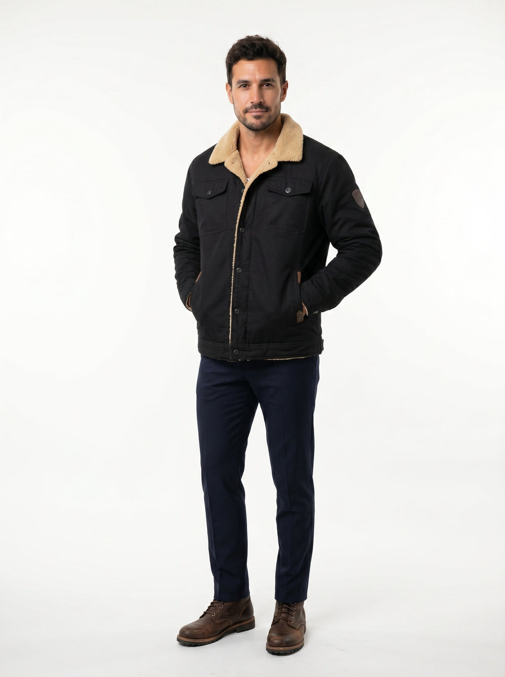 Marina Roca Sacha | Chaqueta forrada para Hombres Casual y Elegante