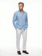 Marina Roca Camisa casual Giovanni Azul