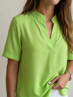 Bellier Paris Raquel - Blusa Elegante con Cuello en V – photo 7