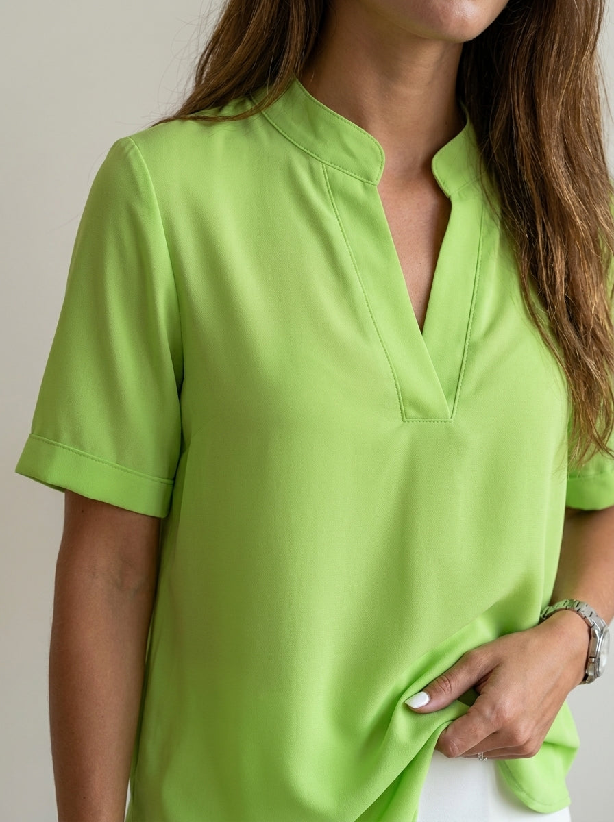 Bellier Paris Raquel - Blusa Elegante con Cuello en V – photo 7