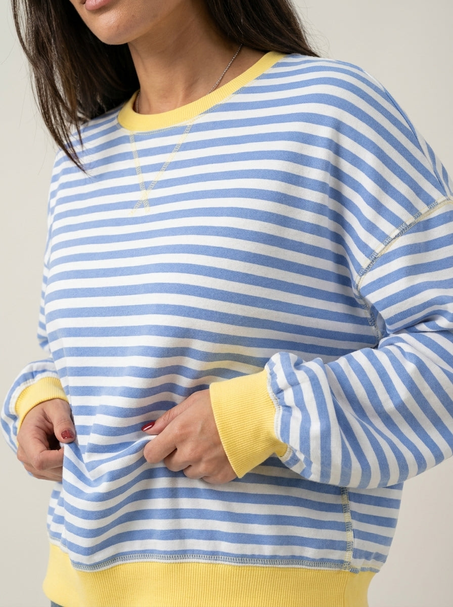 Sommerfeld Isabella - Camiseta Manga Larga a Rayas con Cuello Redondo – photo 5