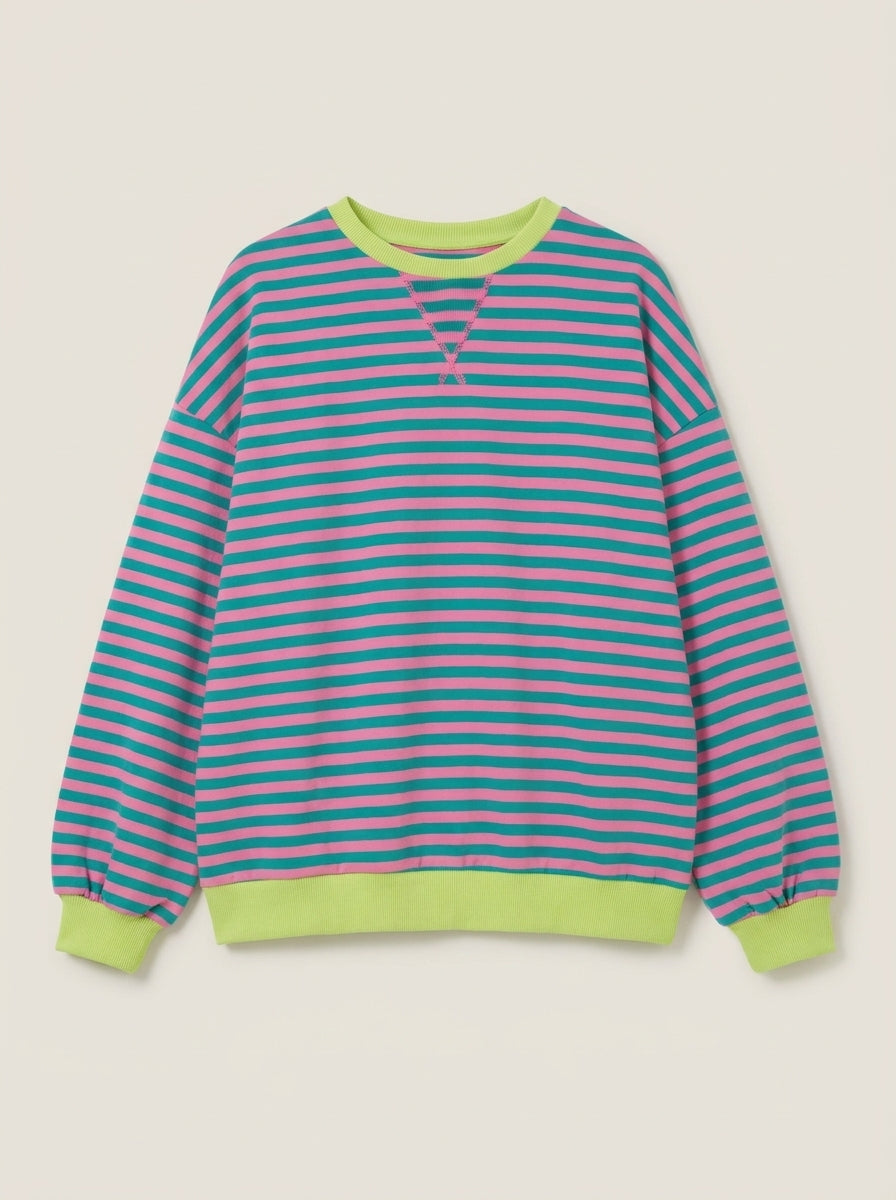 Sommerfeld Isabella - Camiseta Manga Larga a Rayas con Cuello Redondo – photo 3